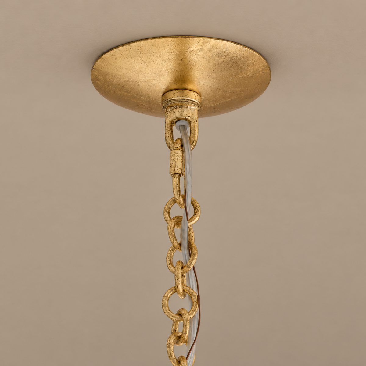 Sculptural Gold Tiered Pendant | CLIS0960