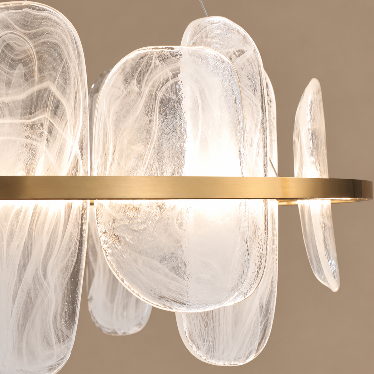 Linear Glass Chandelier | CLPJS025L