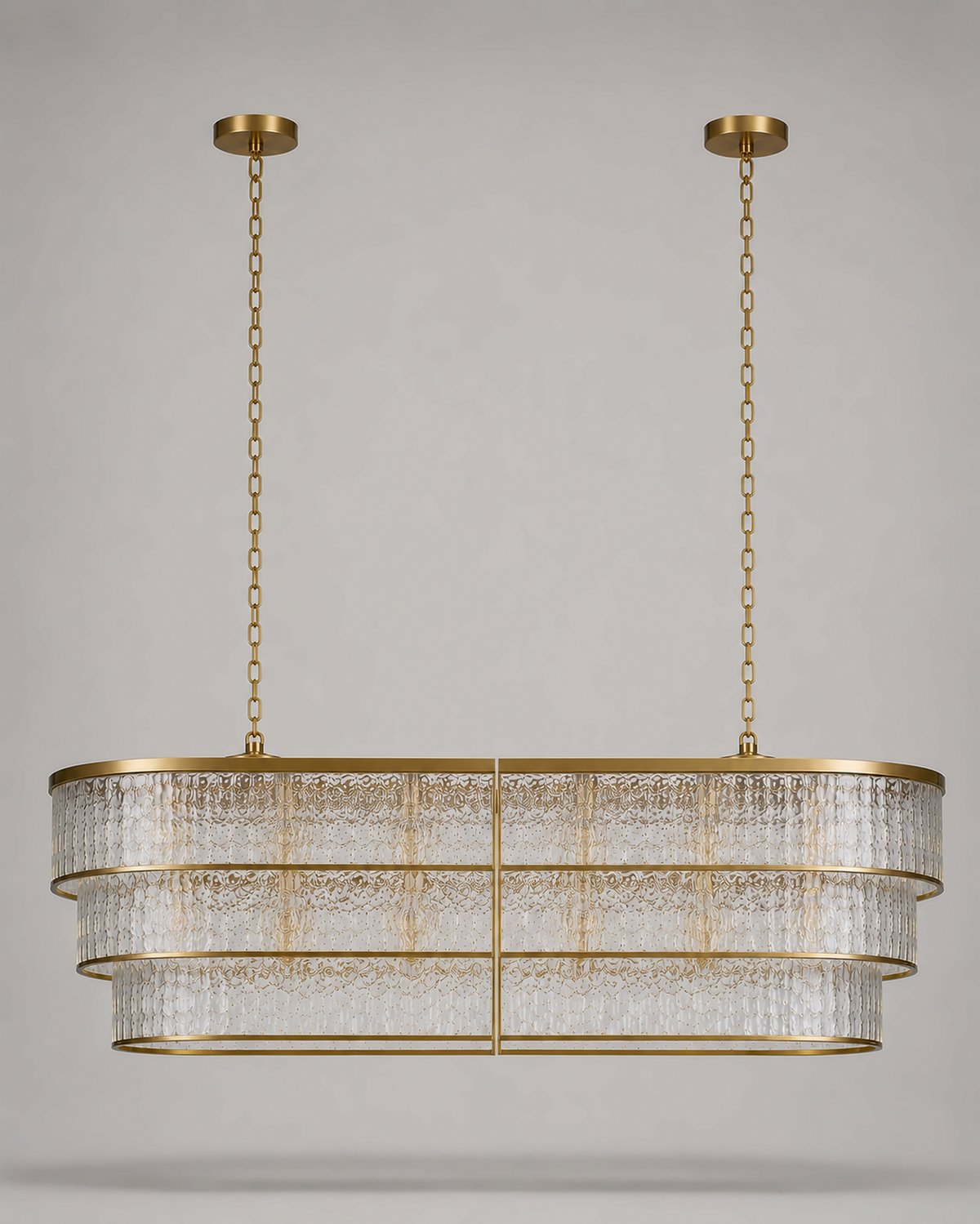 The Éclat Chandelier | Frosted Glass Edition | CLND040