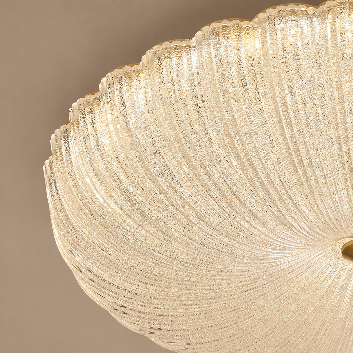 Vintage Flower Glass Flush Mount | CLKK002S