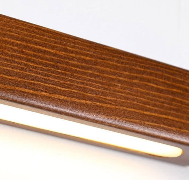 Modern Wall Lamp | Minimalist Wooden Bar 1-light Led Sconce | Casalola - Sconces