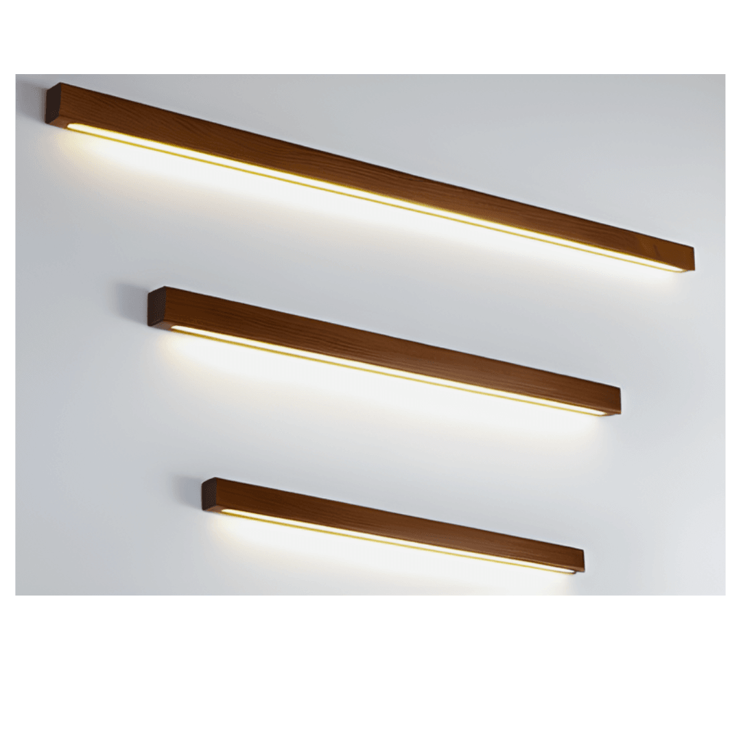 Modern Wall Lamp | Minimalist Wooden Bar 1-light Led Sconce | Casalola - Sconces