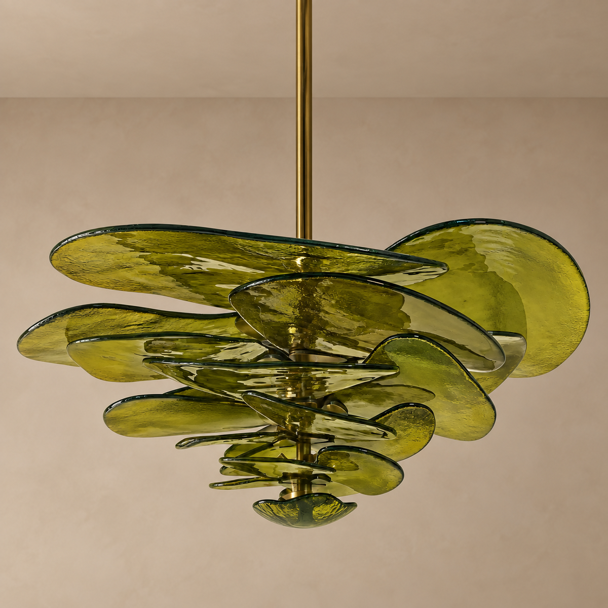 Fiore Chandelier | Glass Pink Petals | CLZL896620