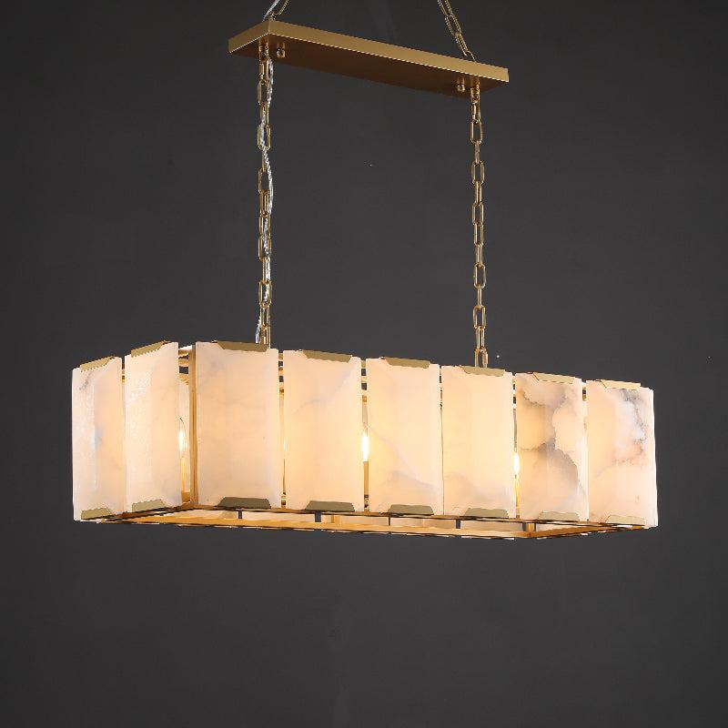 LINEAR COPPER CHANDELIER