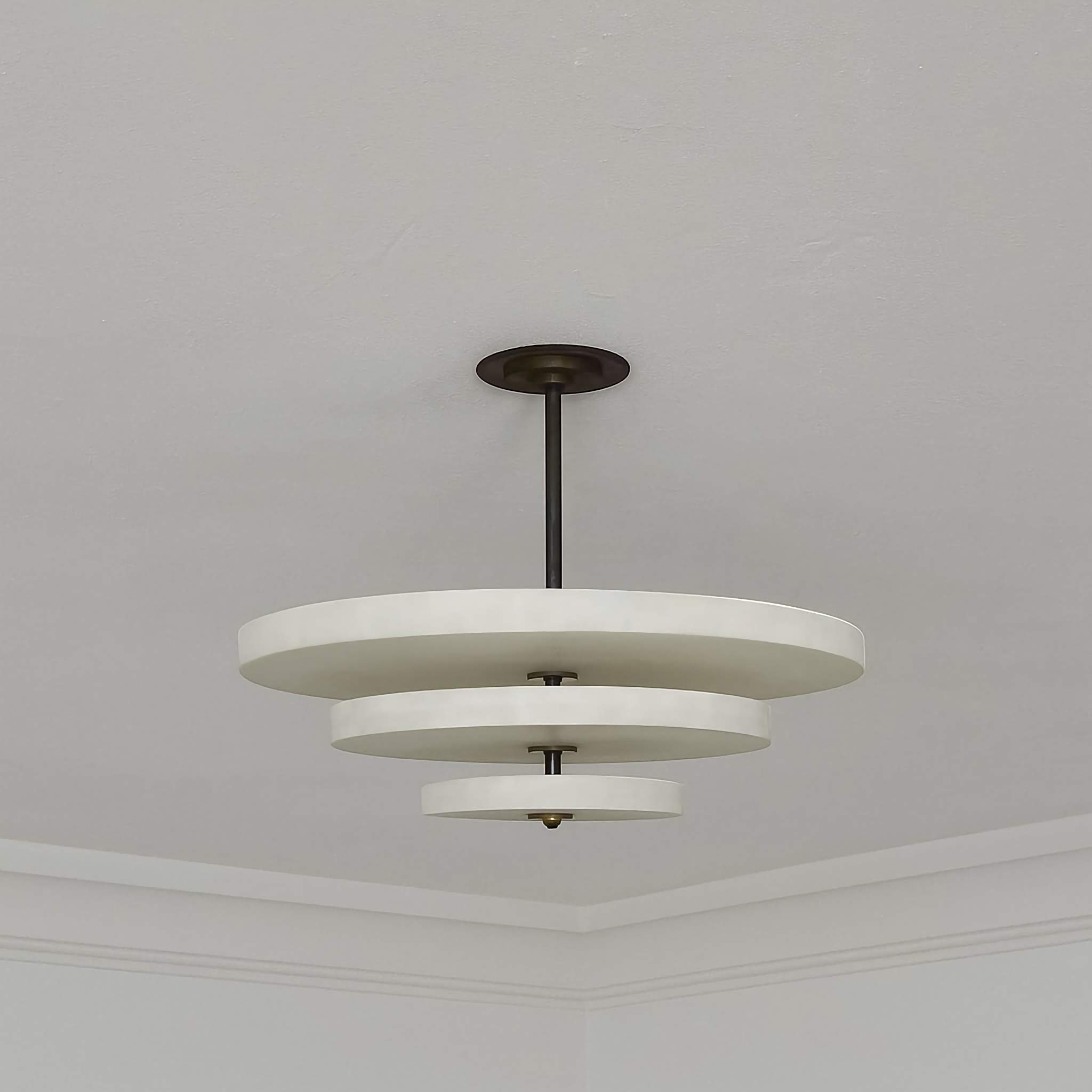 3 TIER MARBLE CHANDELIER | CLTIE02DA - Chandeliers