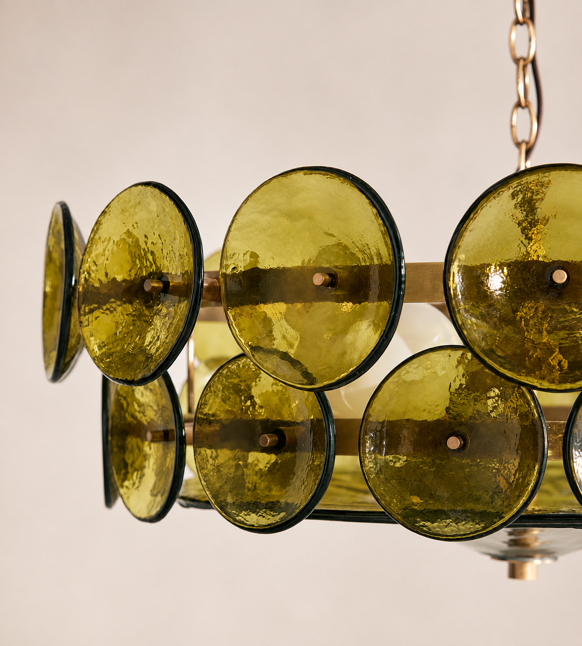 OLIVE MURANO GLASS CHANDELIER | CLKOPS203O
