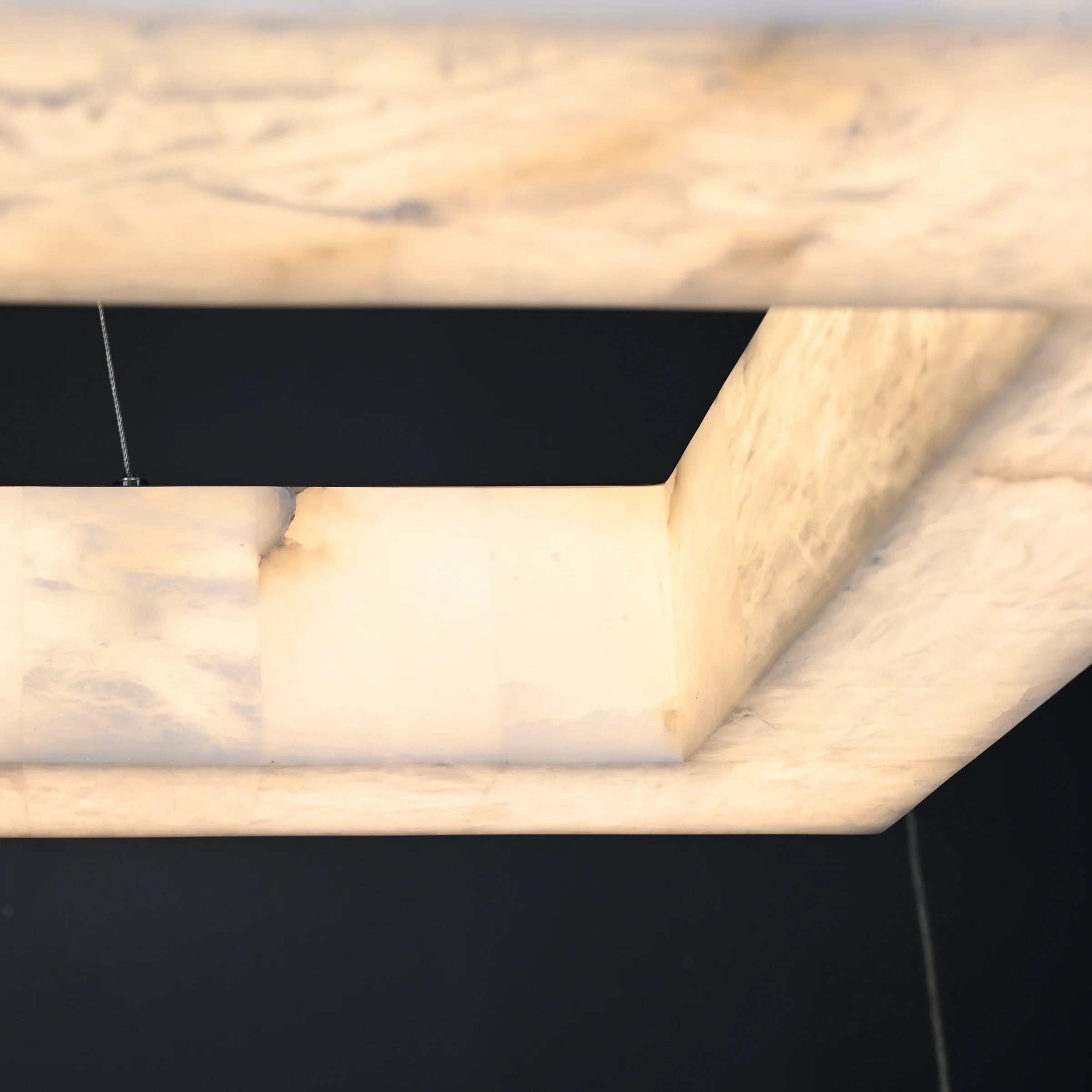 RECTANGULAR MARBLE PENDANT CHANDELIER | CLVG01000