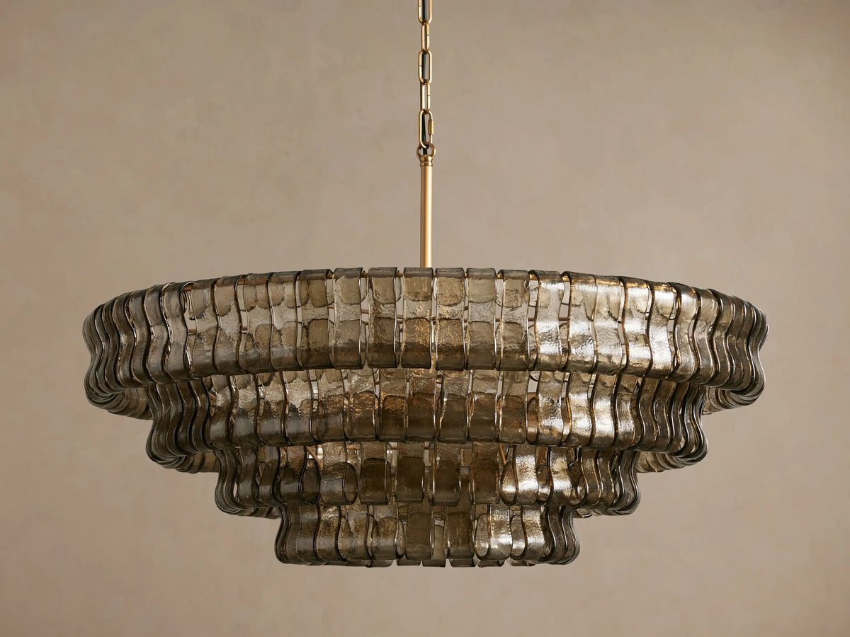 The Bellatrix Chandelier | Brass or Black | CLBLXCH