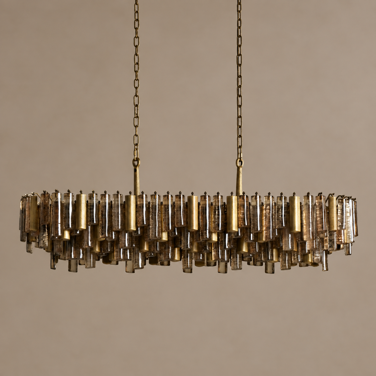 VENEZIANA LINEAR CHANDELIER | CAST GLASS | CLVNZLIN