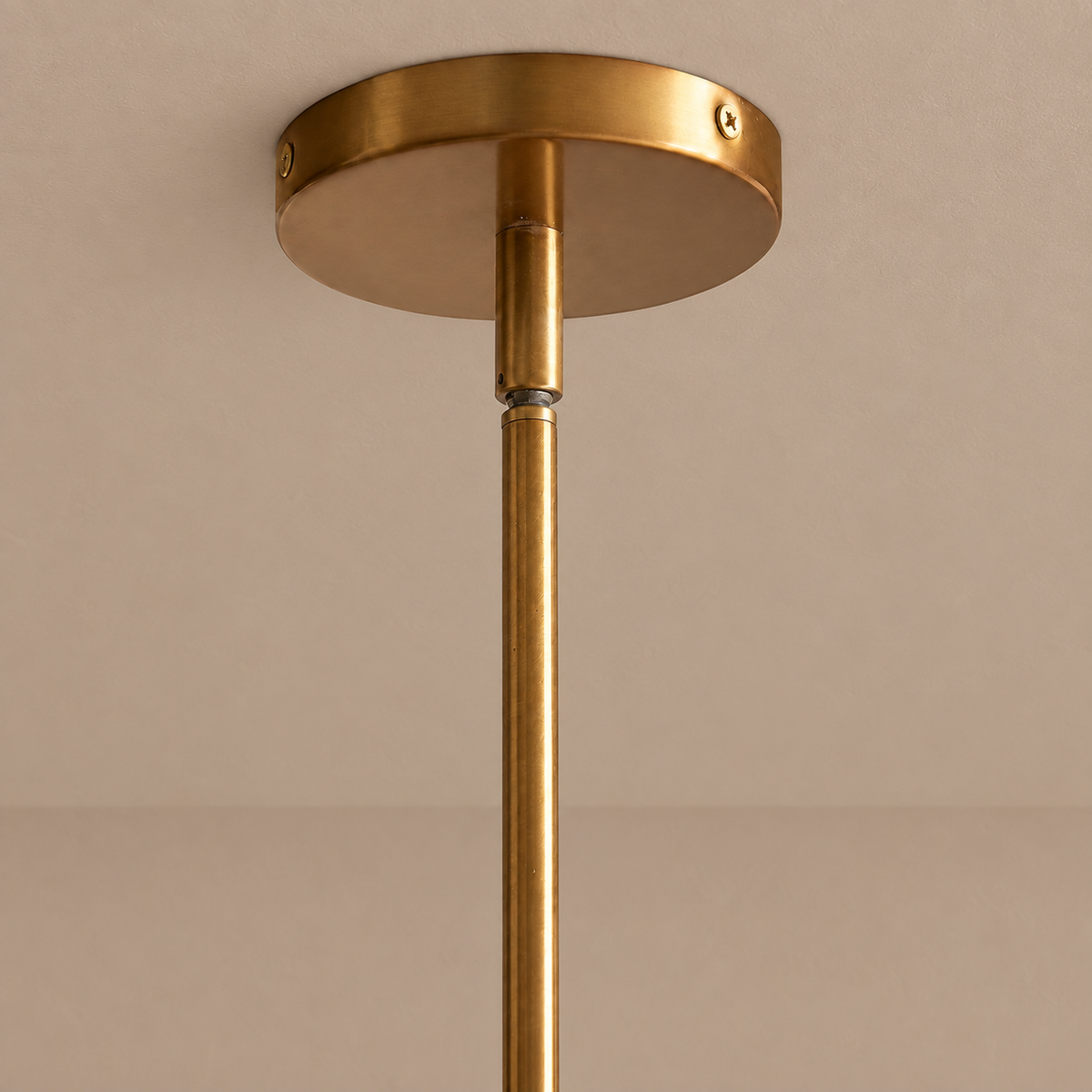 Pleated Fabric & Aged Brass Chandelier | CLFAB50