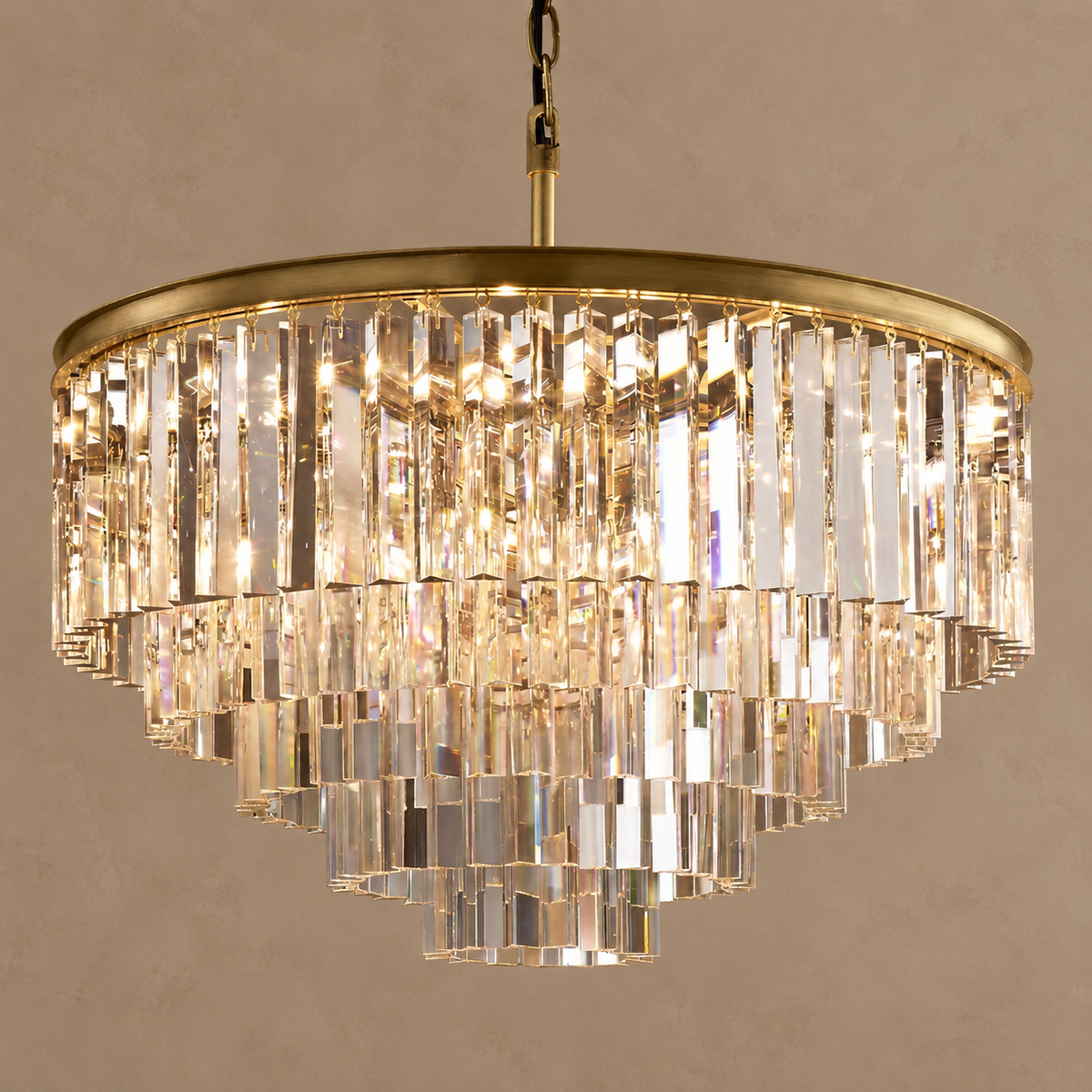 Hand-Cut Crystal Tiered Chandelier | CLHUYL0280