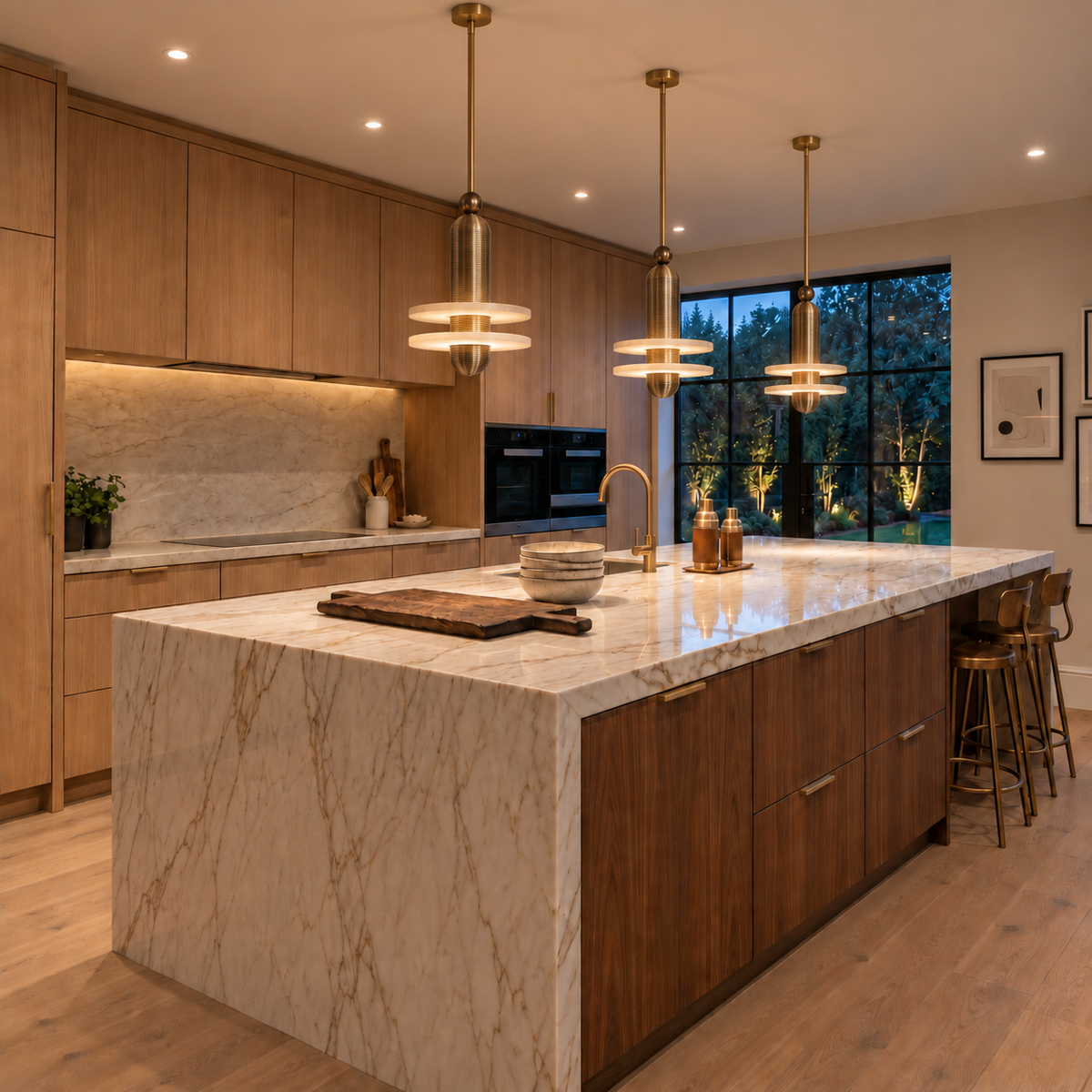 The Volto Totem | Solid Brass & Spanish Alabaster | CLVTO