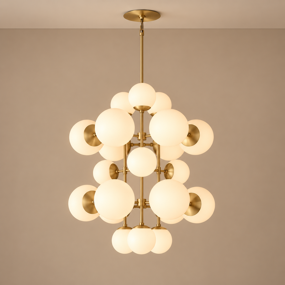 The Aventino Globe Cascade | Alabaster or Glass | CLAVE19