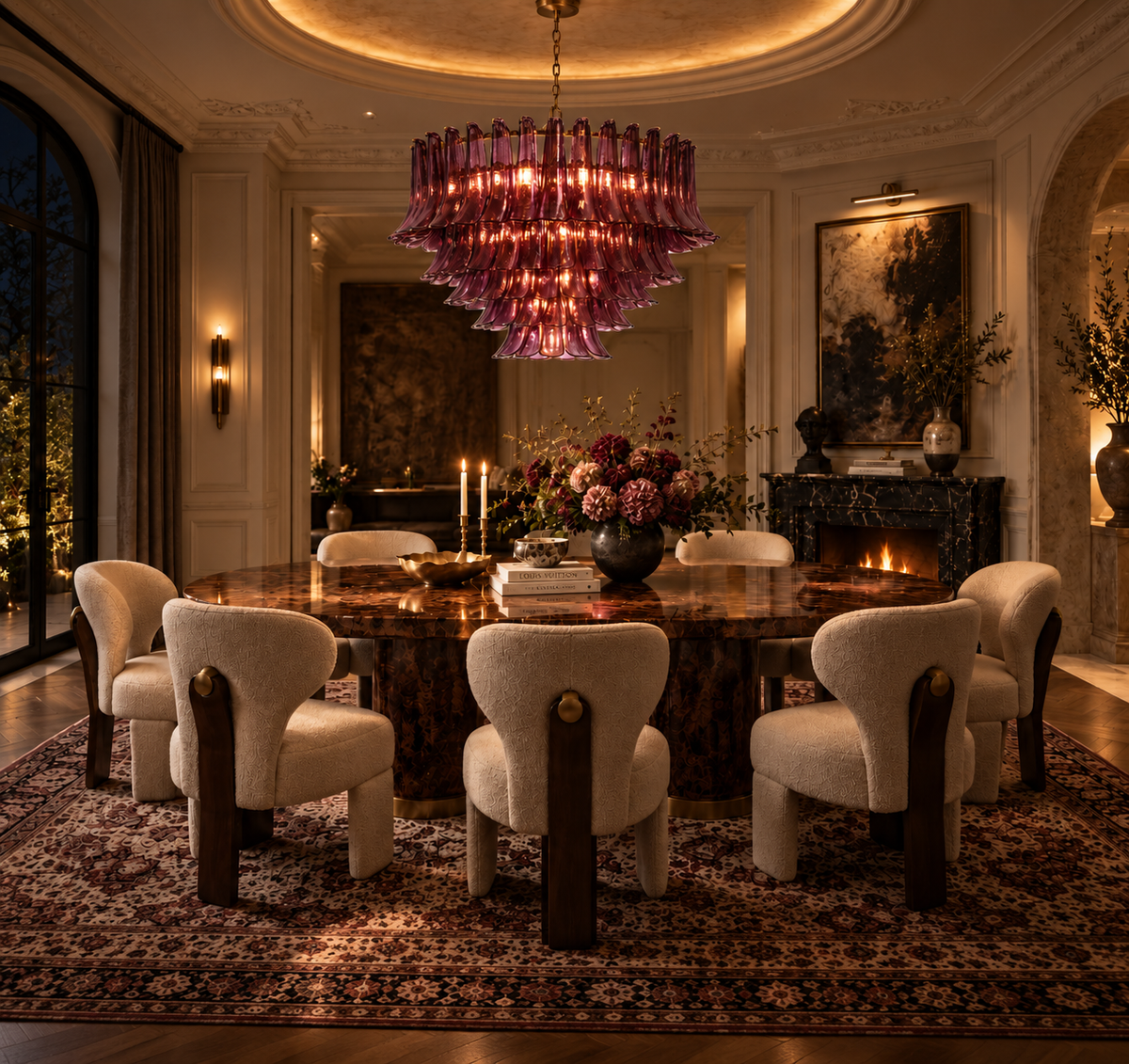The Orbis Chandelier | Sculptural Glass & Brass | CLND006
