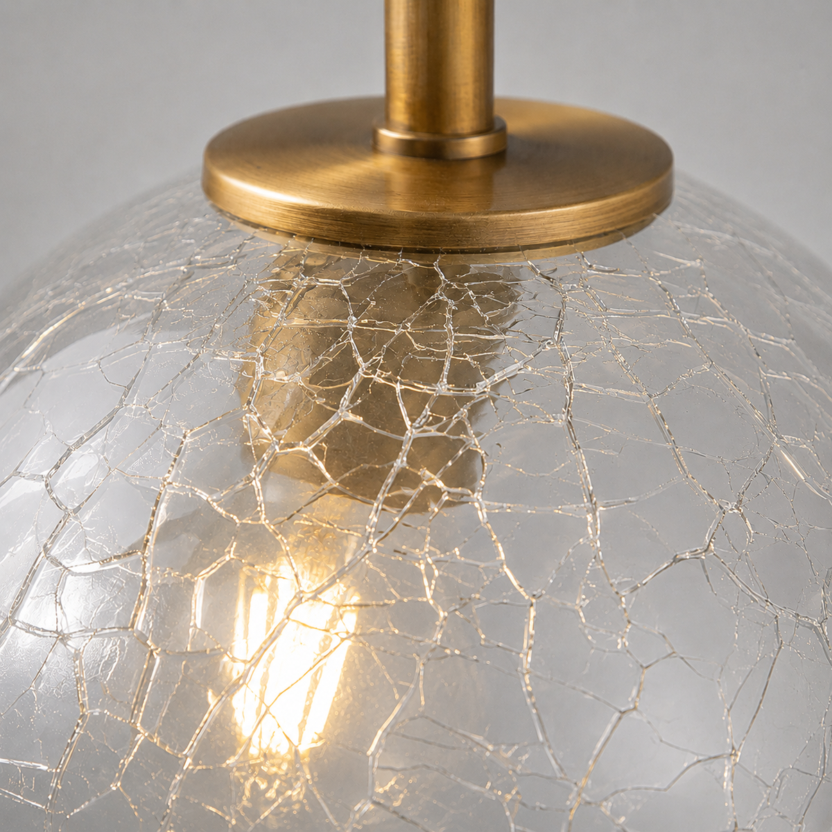 The Chromia Pendant | 5-Light Colored Glass & Brass | CLND008