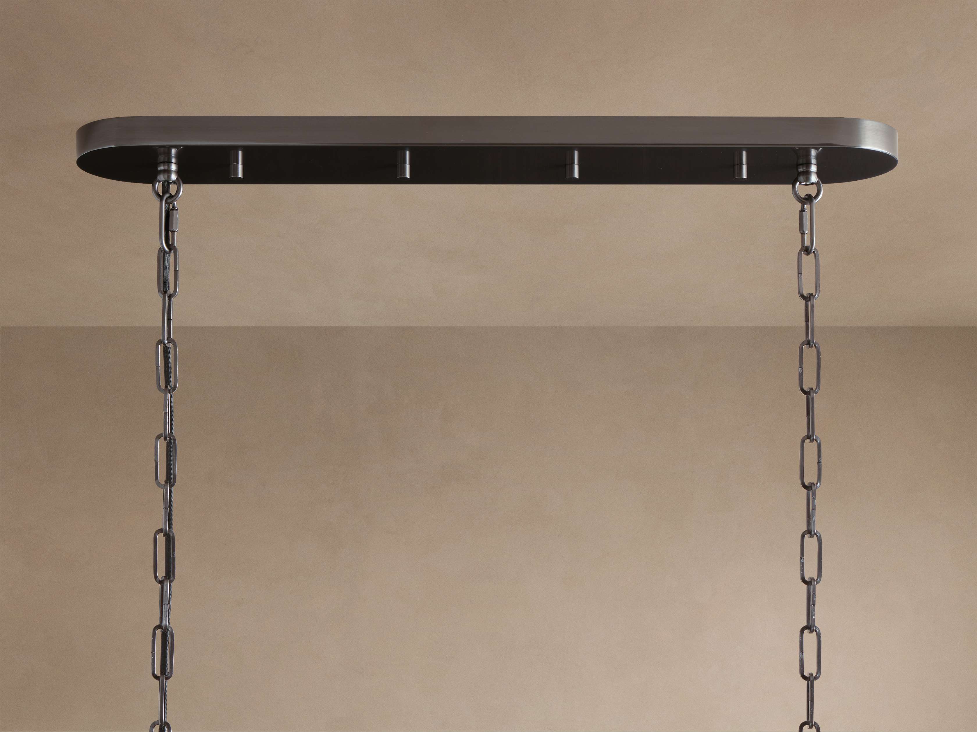 The Verdita Chandelier | Amber Curved Glass | CLND019
