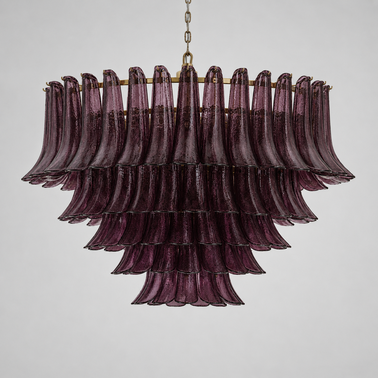 The Orbis Chandelier | Sculptural Glass & Brass | CLND006