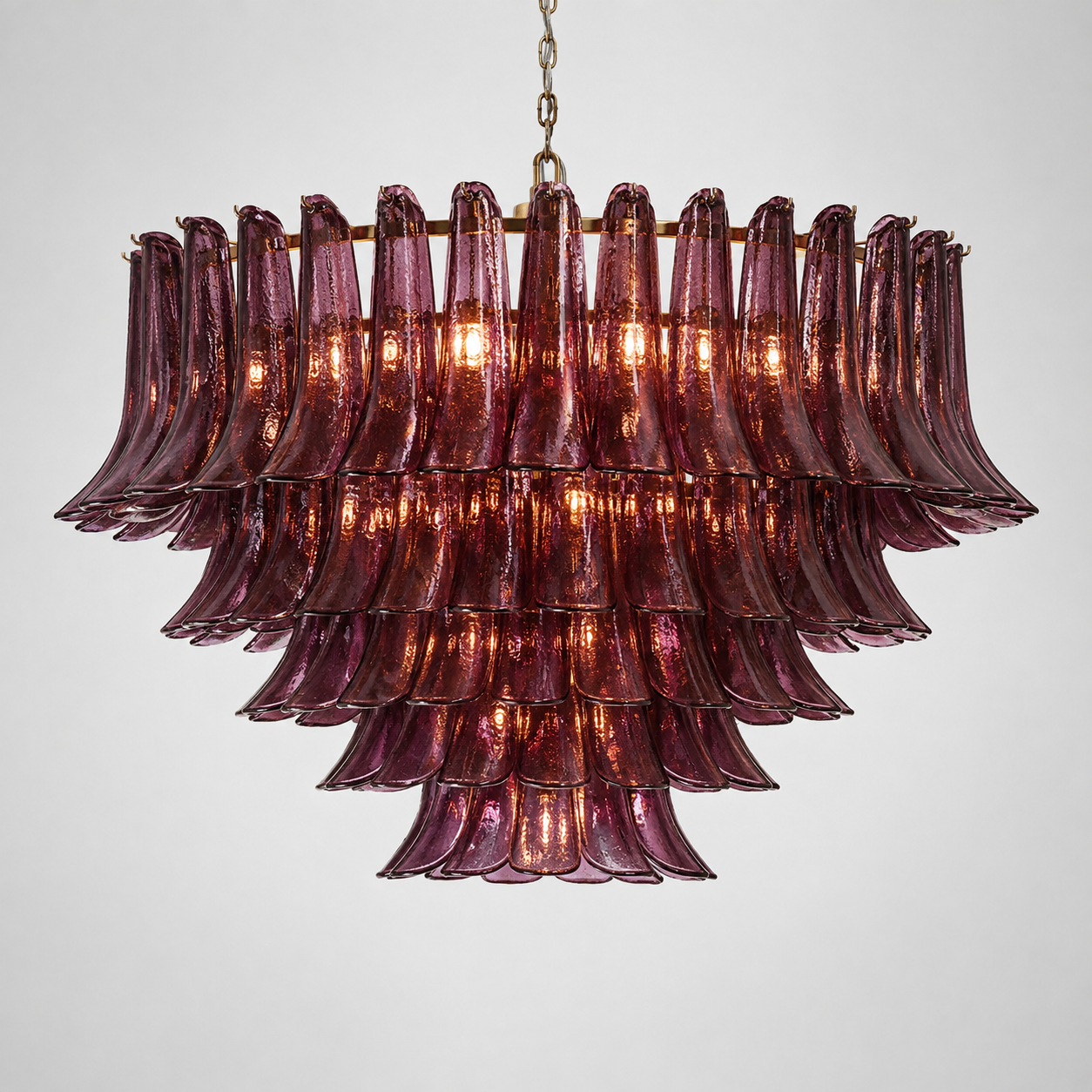 The Orbis Chandelier | Sculptural Glass & Brass | CLND006