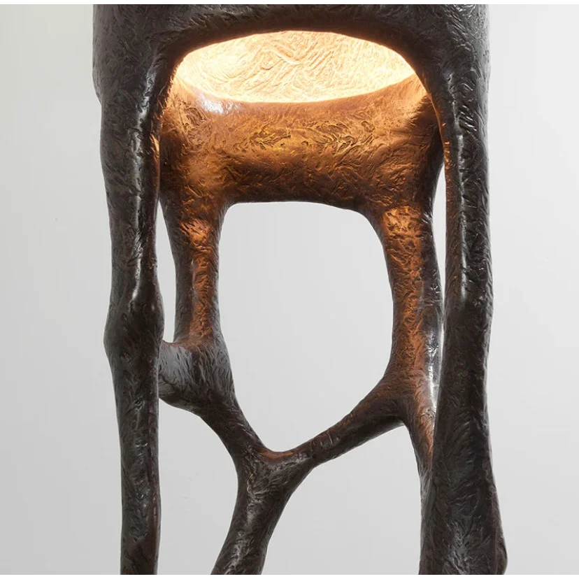Fiberglass Sculpture Floor Lamp | 190cm Tall Branching Form Warm 2700k Dimmable Option Entryway Light Casalola Lights