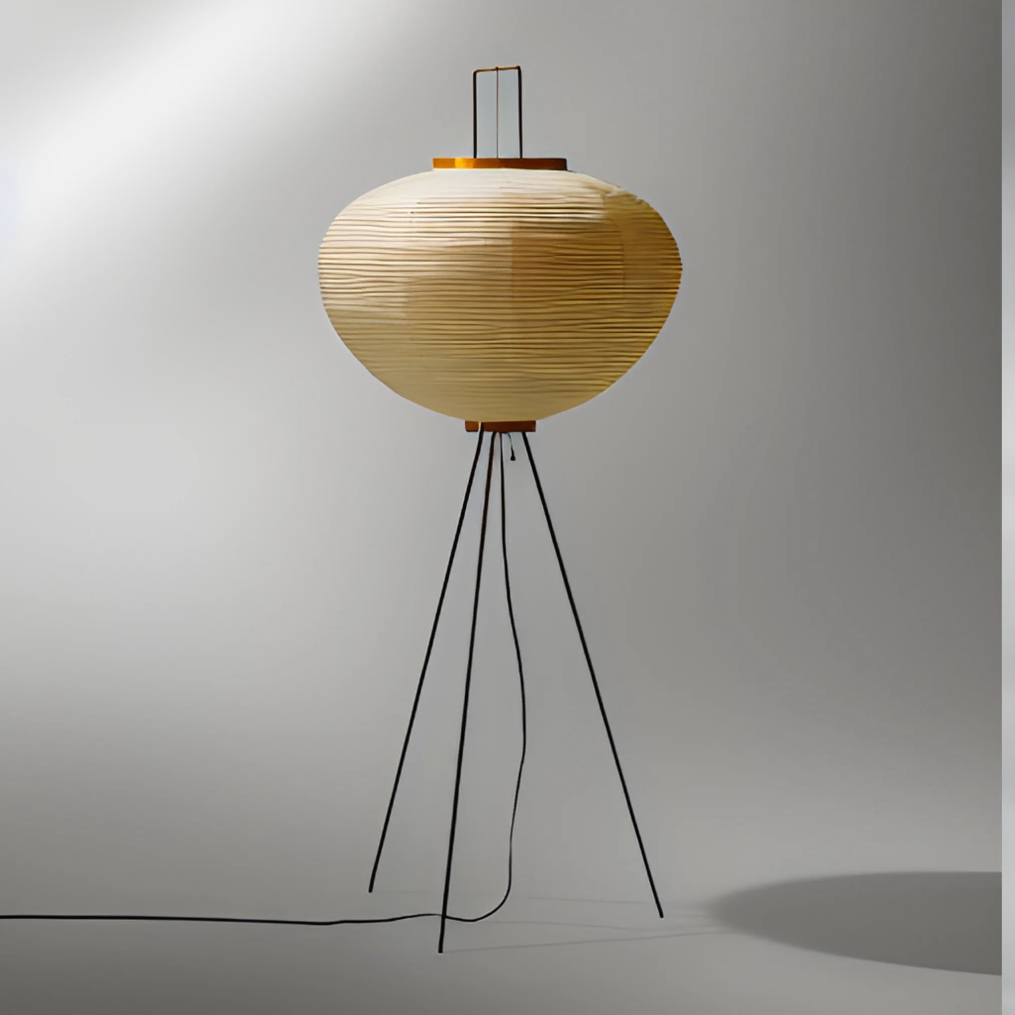 Noguchi Lamp | Akari Paper 10a | Tripod Floor for Japandi Minimalism Wabi Sabi Decor | Casalola