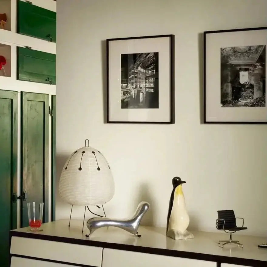 Akari 1ad | Tripod Table Lamp | Noguchi | Paper for Japandi Minimalism Wabi-sabi Decor - Lamps