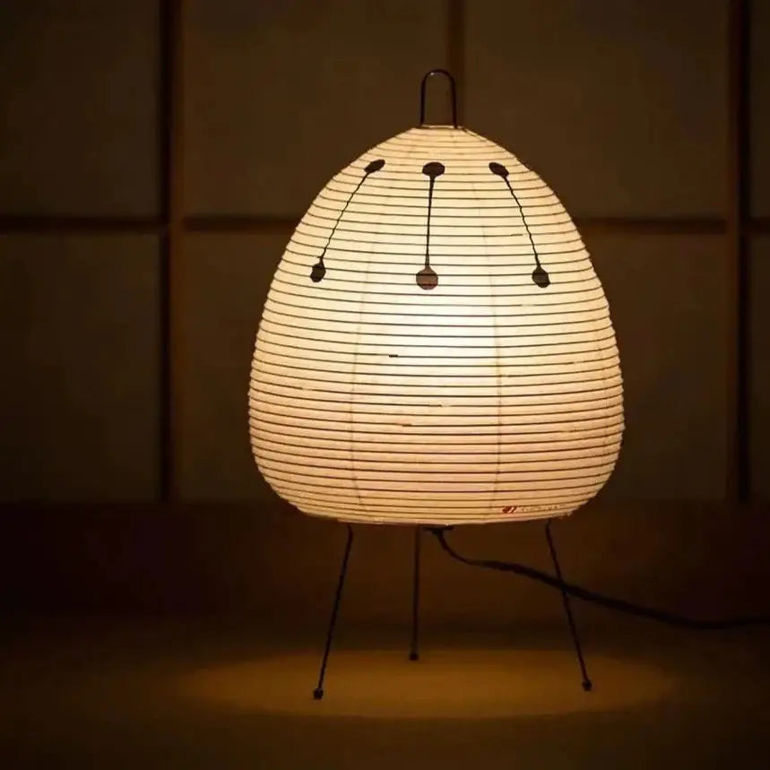 Akari 1ad | Tripod Table Lamp | Noguchi | Paper for Japandi Minimalism Wabi-sabi Decor - Lamps