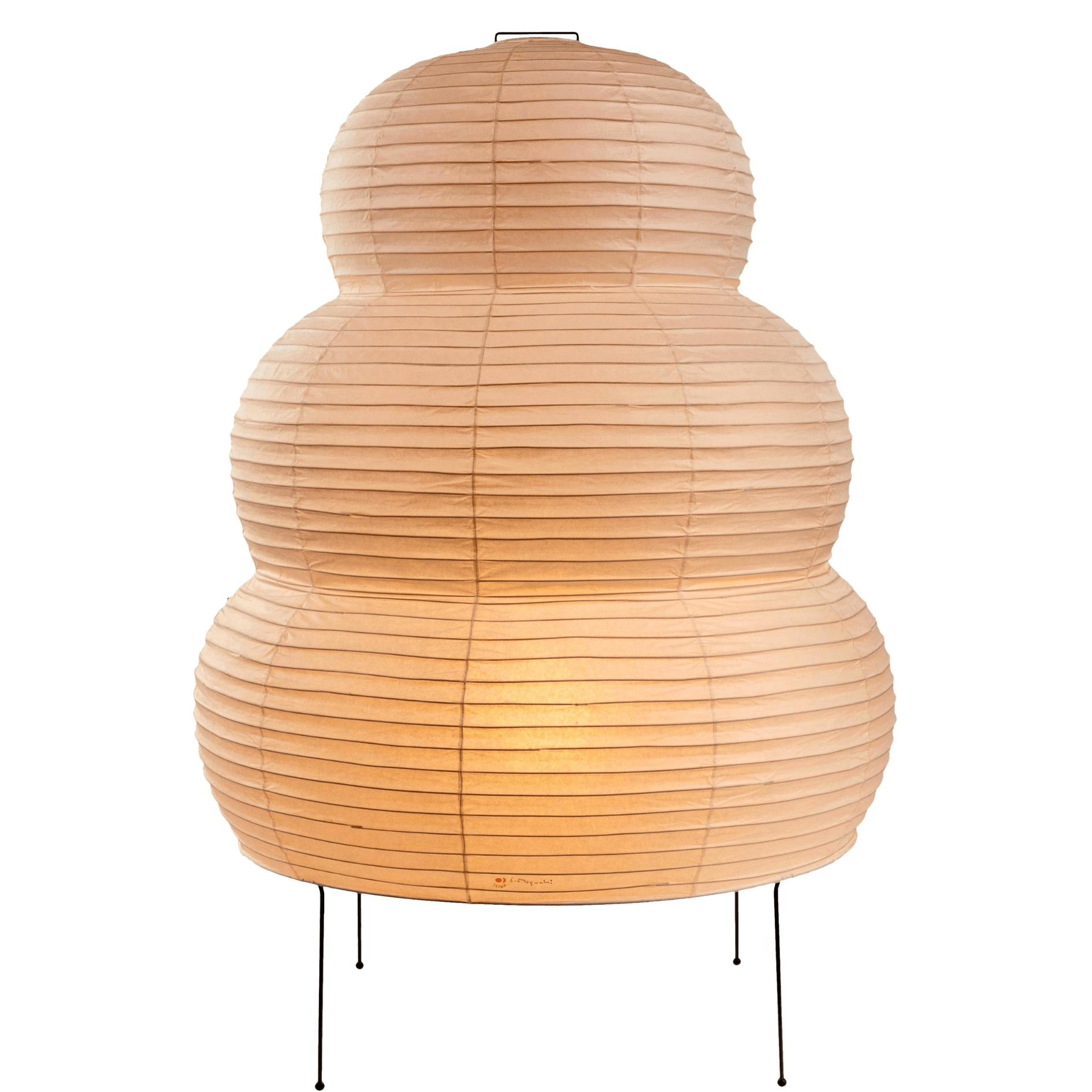 Akari Paper Lamp Noguchi 24n Warm Japandi Minimalism Wabi-sabi Decor - Floor Lamps