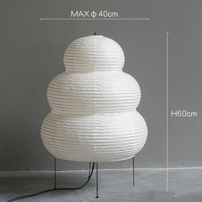 Akari Paper Lamp Noguchi 24n Warm Japandi Minimalism Wabi-sabi Decor Casalolalights Luxury Lamps for Interior Designers