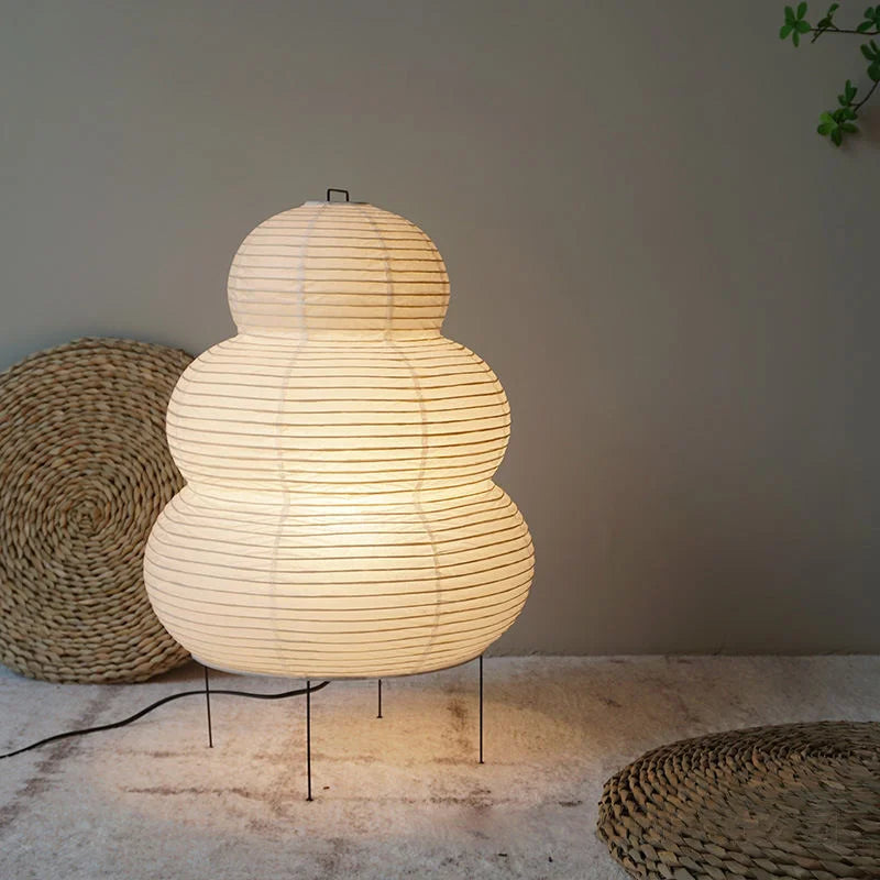 Akari Paper Lamp Noguchi 24n Warm Japandi Minimalism Wabi-sabi Decor Casalolalights Luxury Lamps for Interior Designers