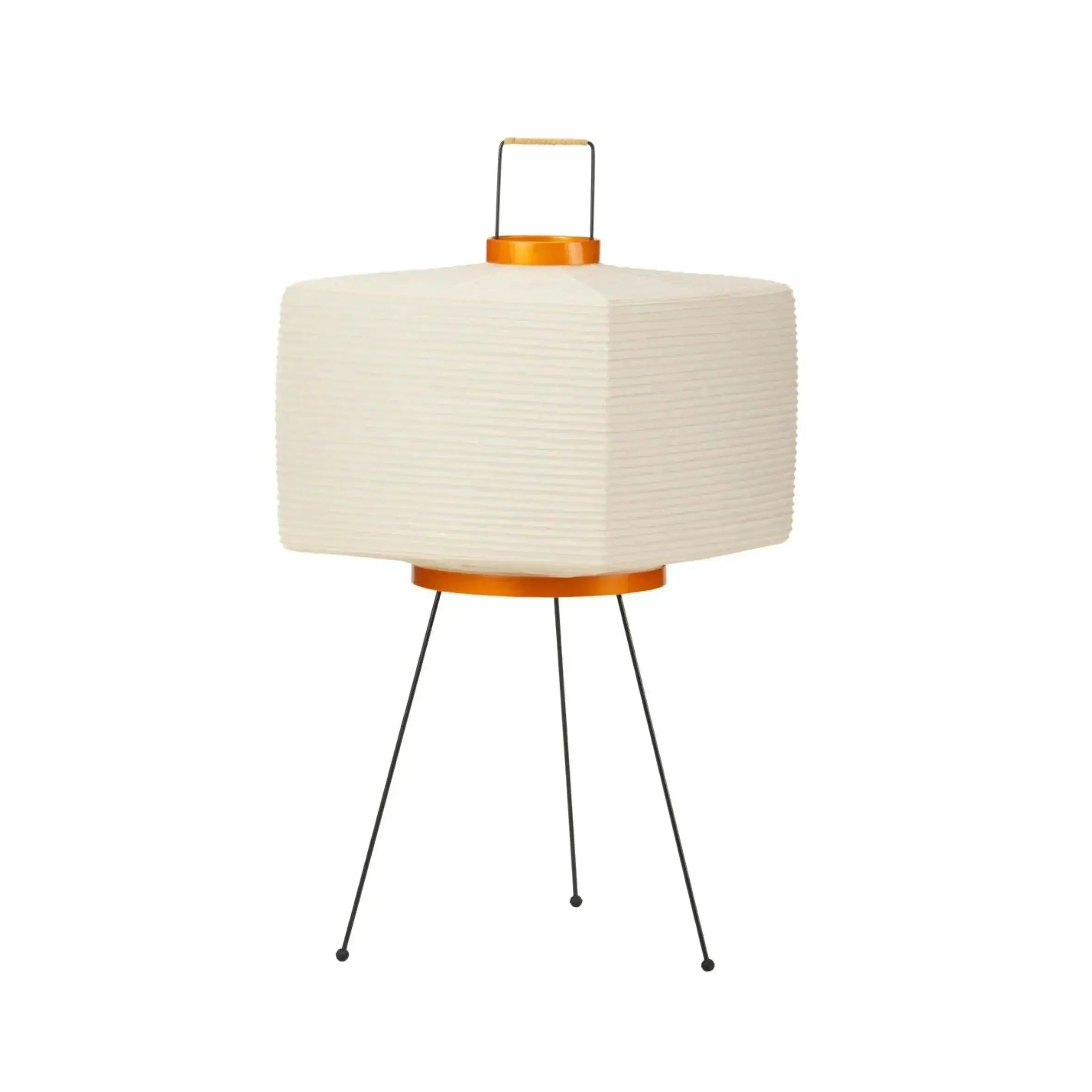 Noguchi Lamp | Akari 7a | White Paper Floor Light for Living Room Bedroom | Japandi Minimalism Wabi-sabi Decor - Lamps