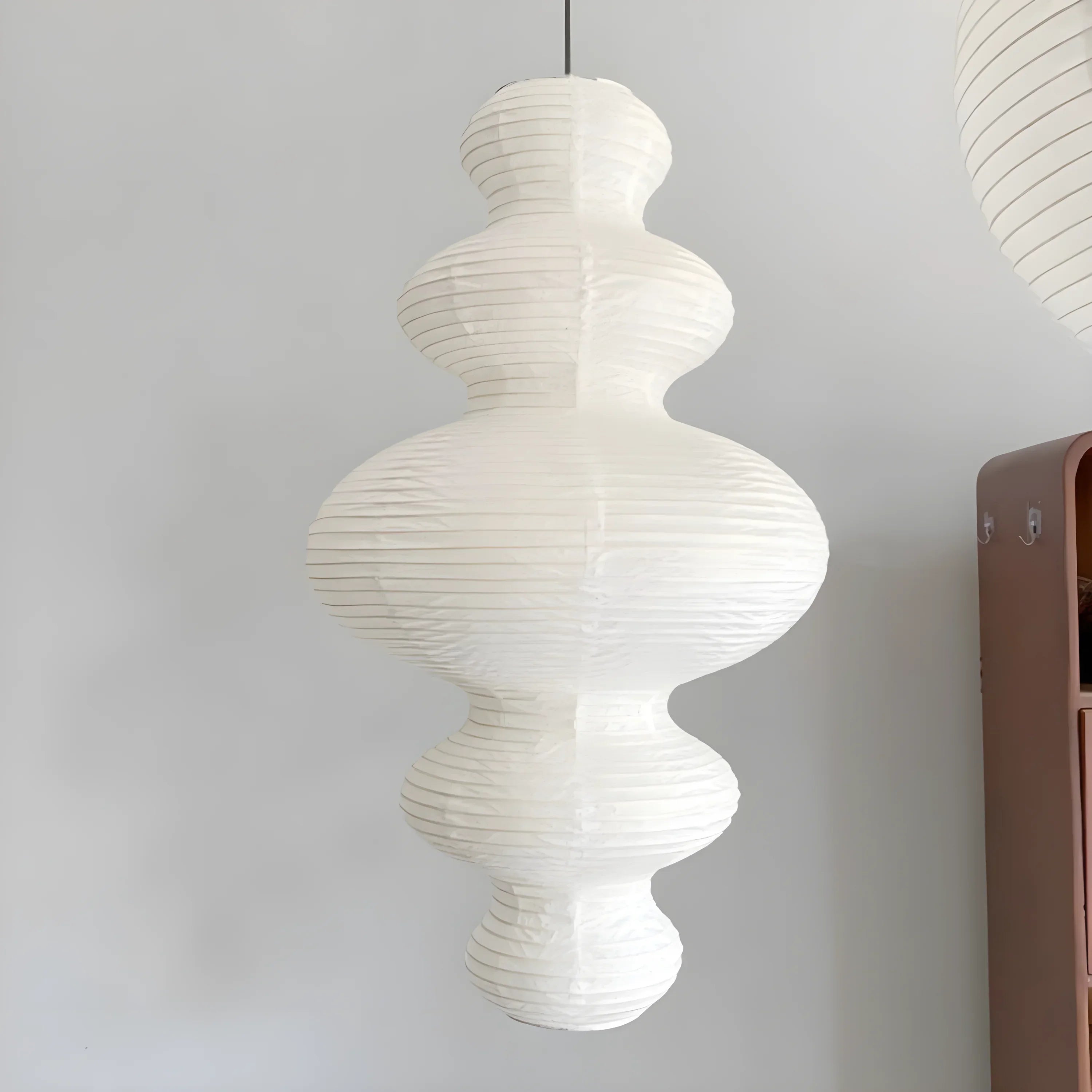 Akari Pendant Lamp | Noguchi Lanterns | Rice Paper | Japandi Minimalism Wabi Sabi Decor