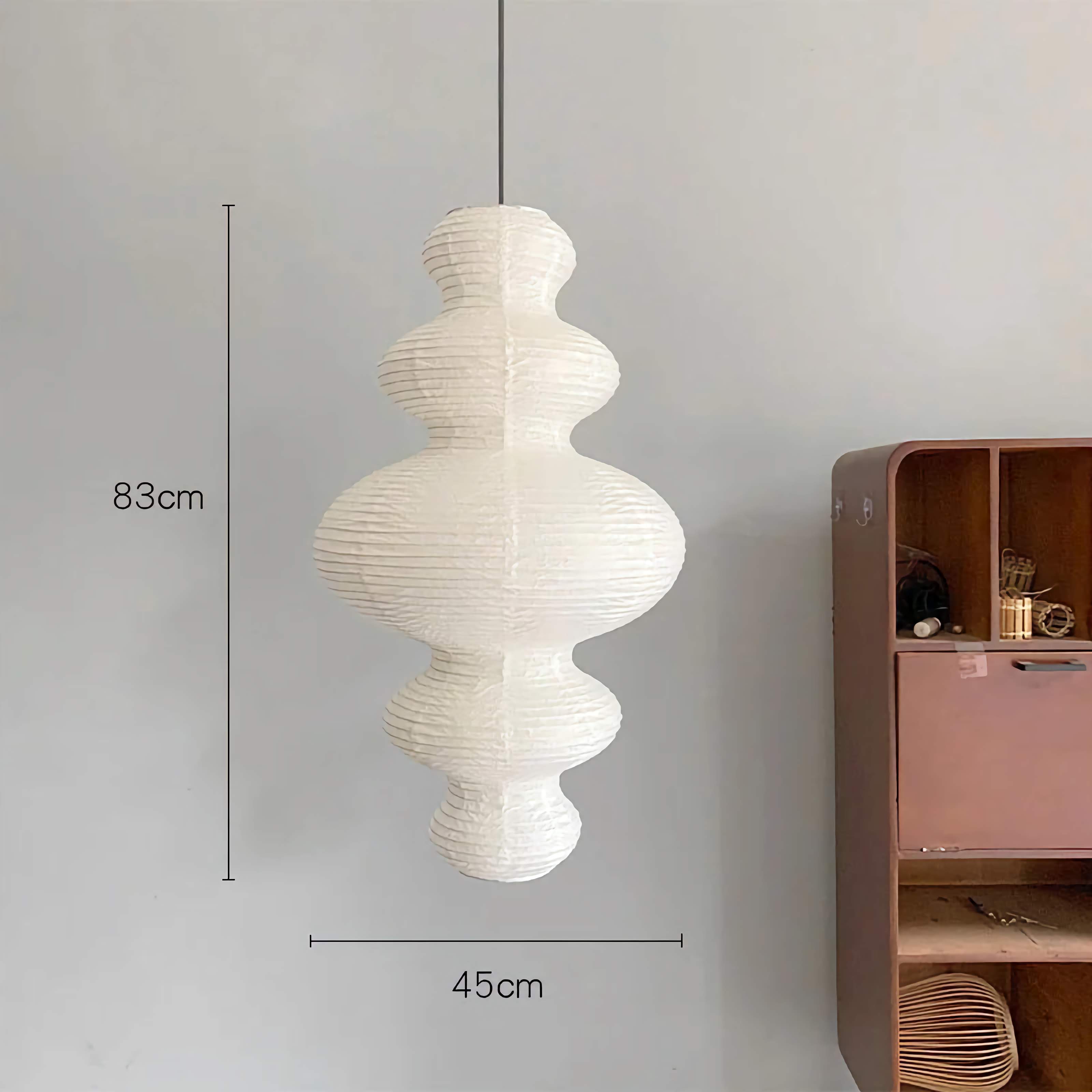 Akari Pendant Lamp | Noguchi Lanterns | Rice Paper | Japandi Minimalism Wabi-sabi Decor