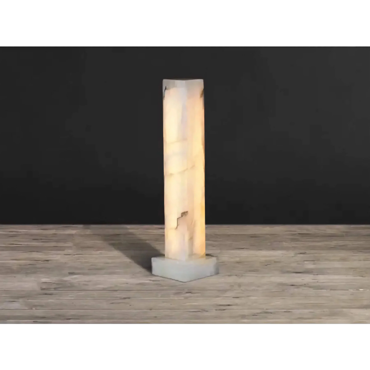 Alabaster Floor Lamp for Living Room and Bedroom | Small to Large Stone Column Modern Dimmable Option Casalola Lights