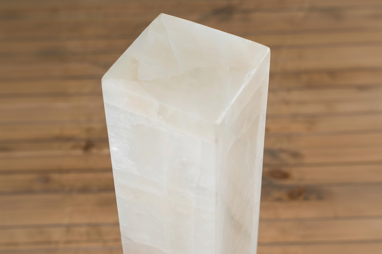 Alabaster Floor Lamp – Column Sculptural Stone for Living Room Modern Designer Casalolalights Luxury Lamps Interior