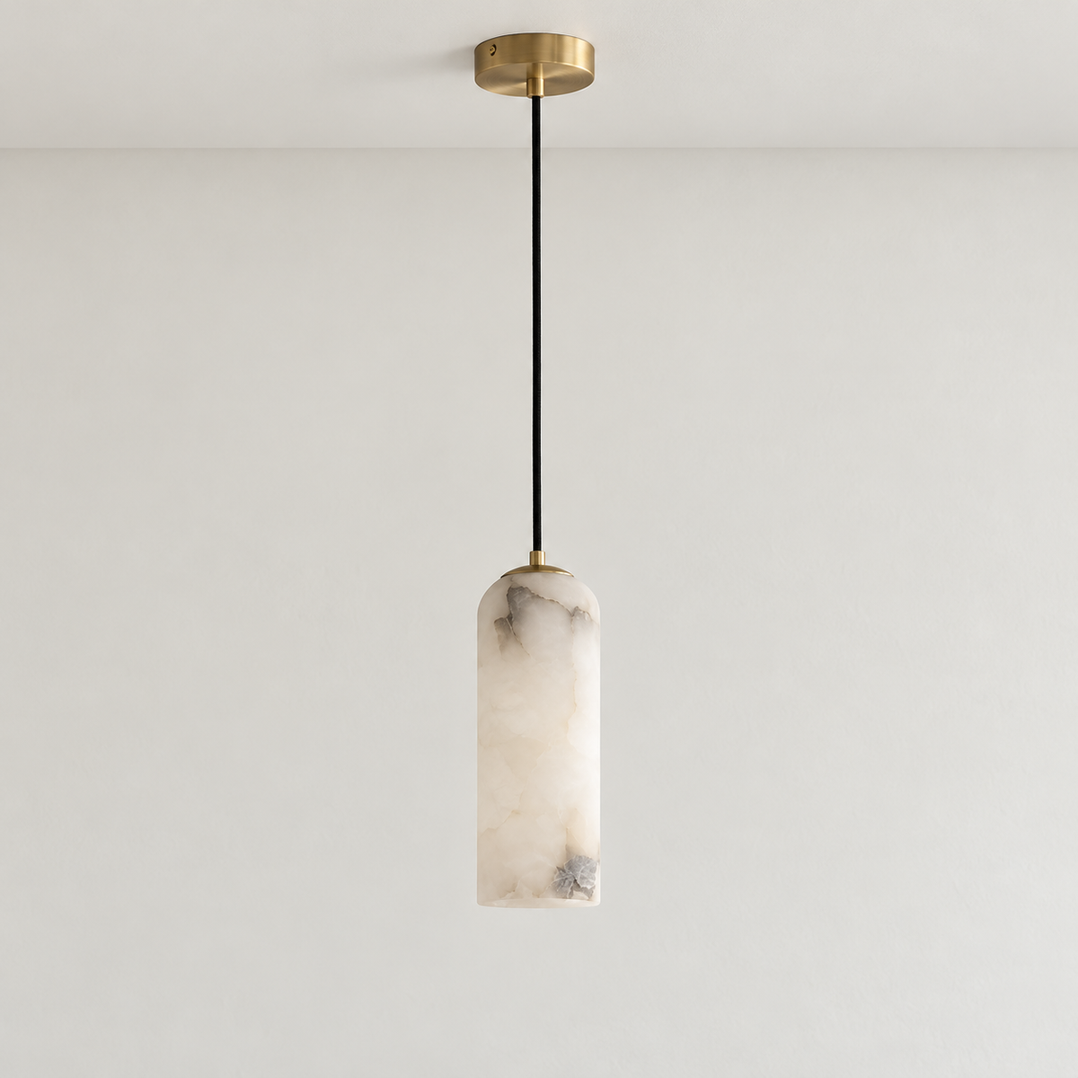 Alabaster Column Pendant