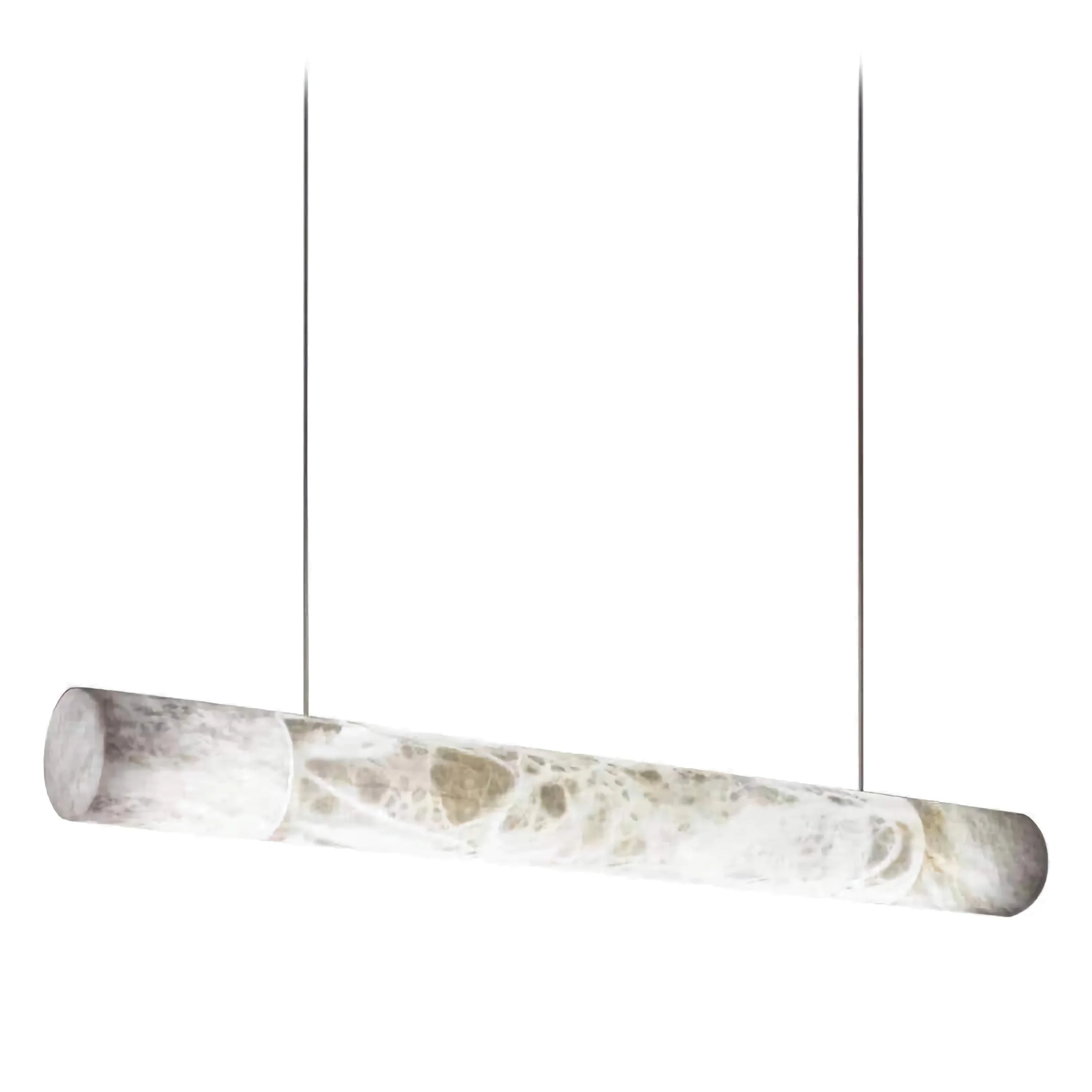 Modern Linear Alabaster Hanging Lamps Chandelier for Dining Room and Kitchen | Casalola Lights