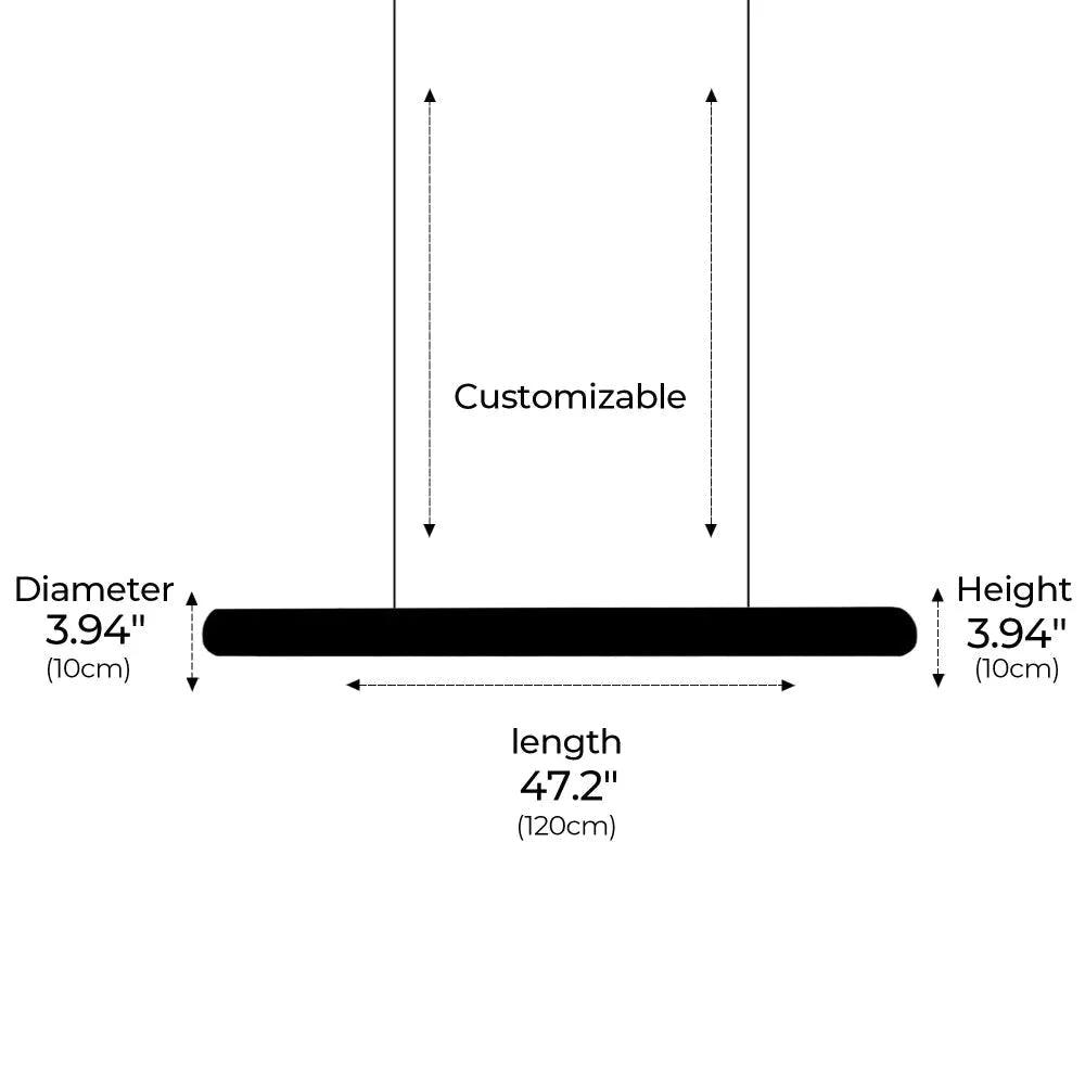 Modern Linear Alabaster Hanging Lamps Chandelier for Dining Room and Kitchen | Casalola Lights