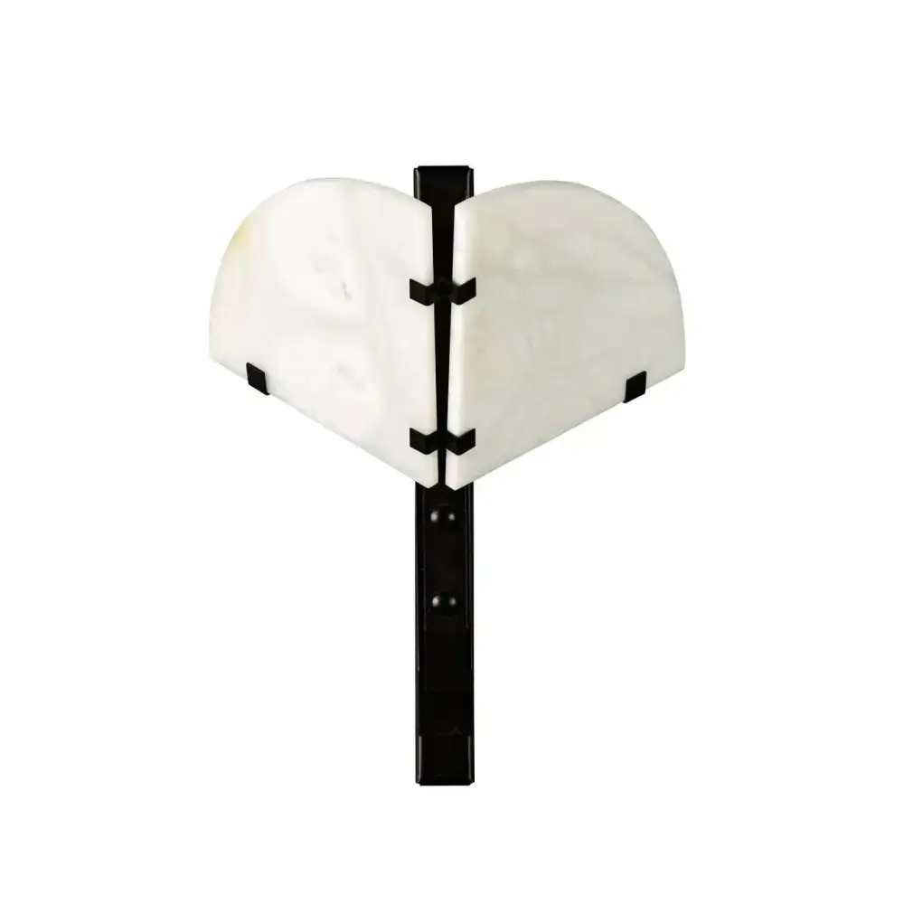 Alabaster Half-dome Wall Sconce | Italian Bedside Accent Light - Sconces
