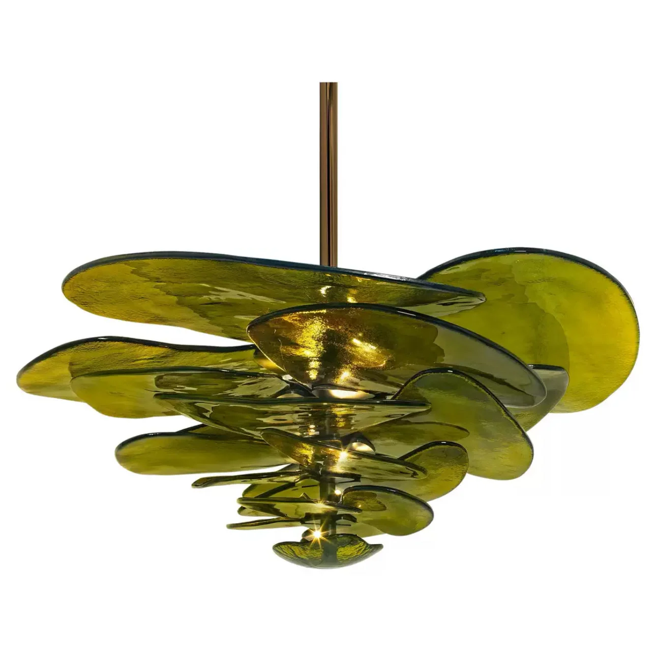 Art Deco Chandelier for Living Room and Dining Area Luxury Lighting Lilypad