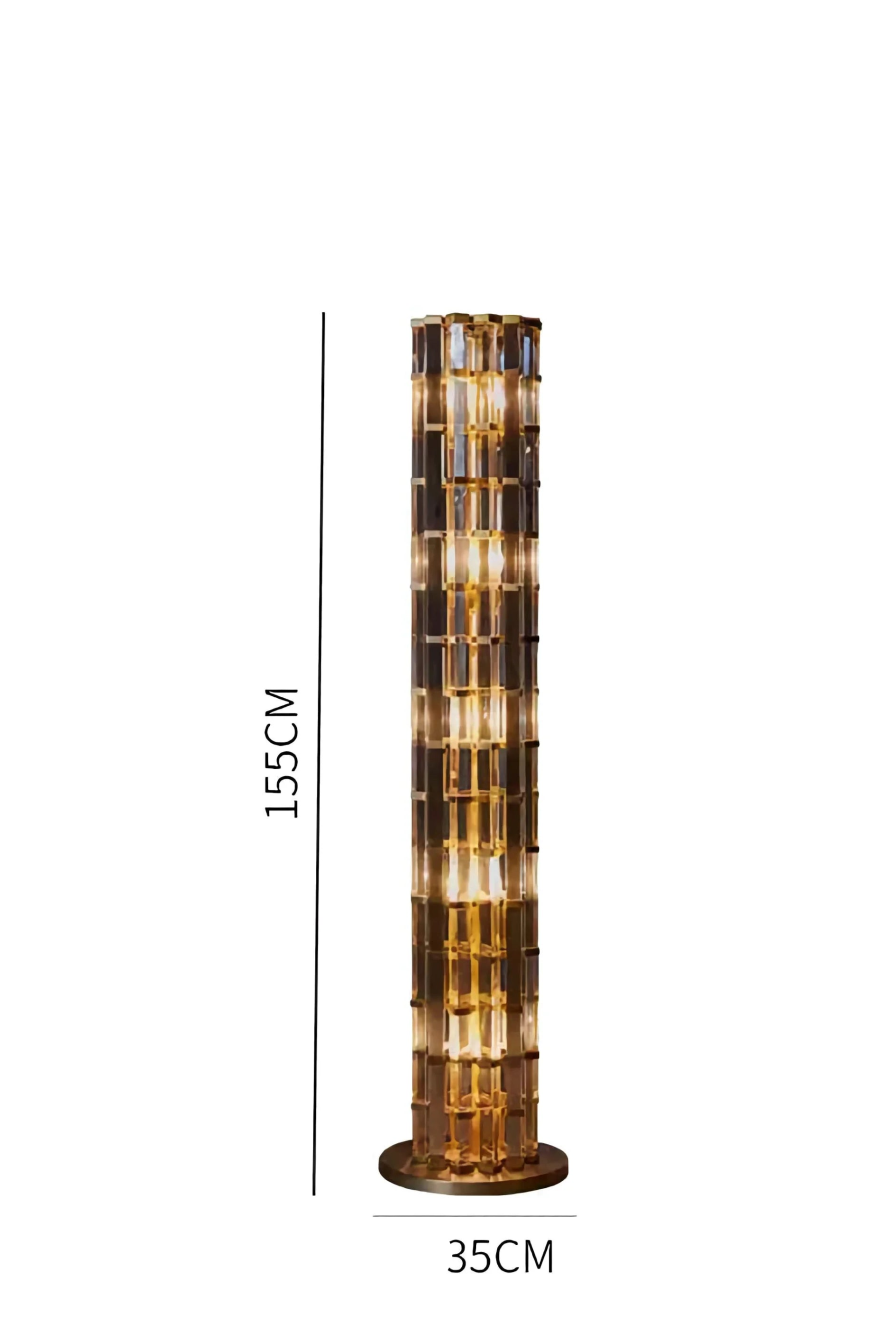 Unique Floor Lamps for Living Room | Shop - Amber K9 Crystal