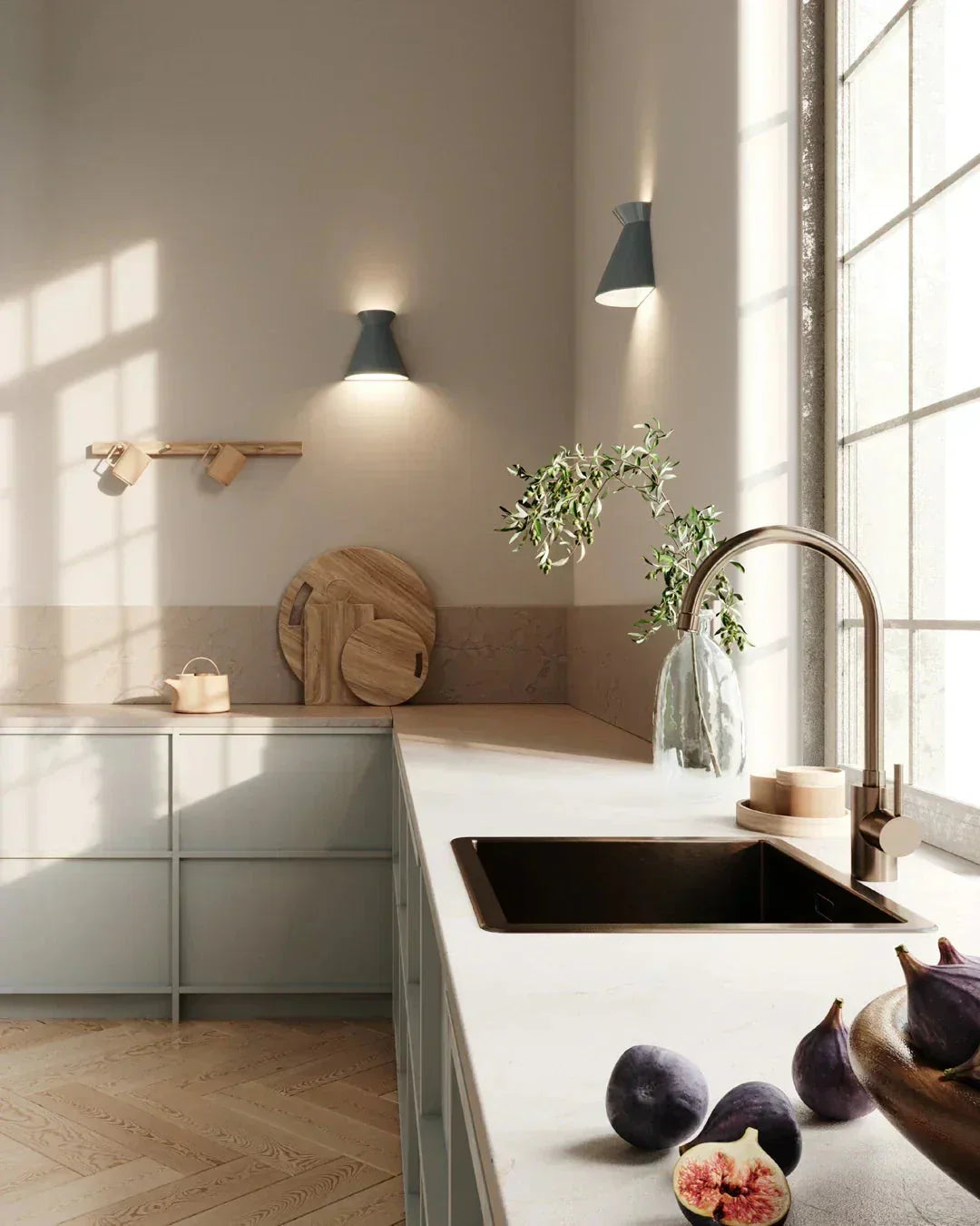 Arena Lamp | Italian Handcrafted Concrete Light | Minimalist Versatile Wall and Ceiling for Indoor use - Sconces