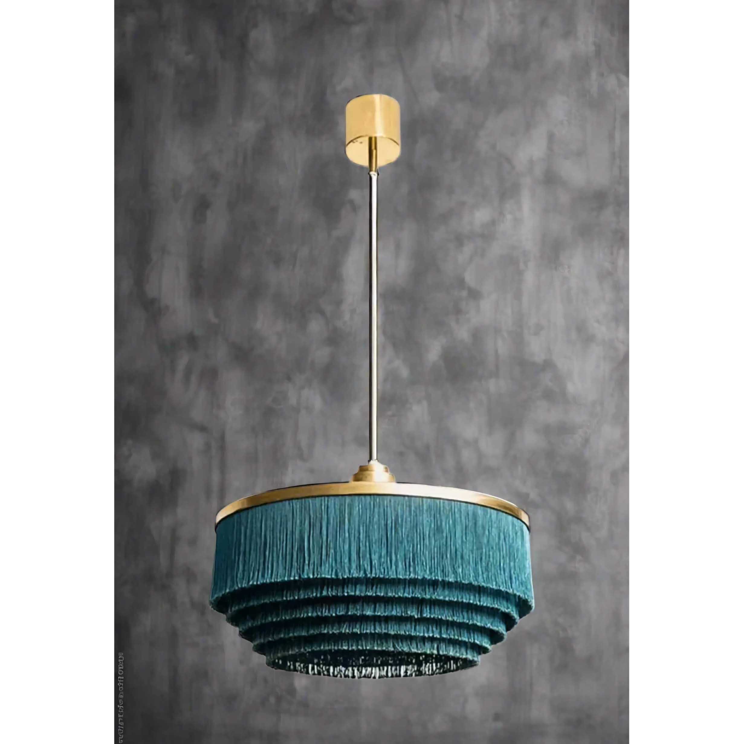 Colorful Ceiling Lamps | Luxury Fixture with Organic Cotton Shade