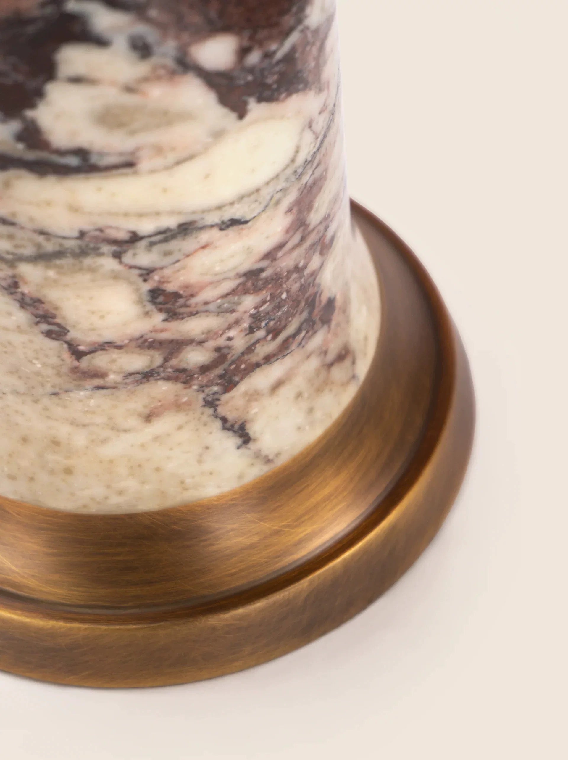 Art Deco Red Marble Lamp | Copper Table | Modern Desk for Console Living Room Casalolalights Luxury Lamps for Interior