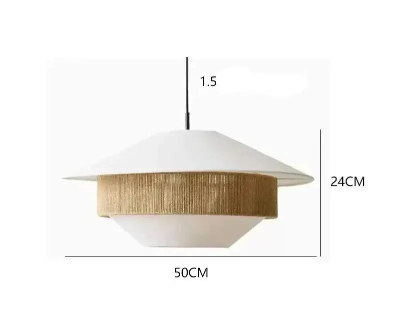 Artisanal Wicker Pendant Light | Luxury Hand-knitted Lamps | Lighting for Living Room and Bedrooms - Lamps
