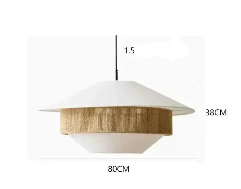Artisanal Wicker Pendant Light | Luxury Hand-knitted Lamps | Lighting for Living Room and Bedrooms - Lamps