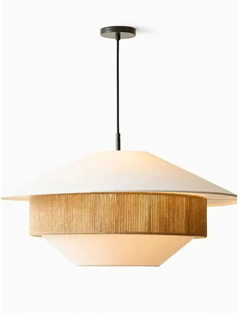 Artisanal Wicker Pendant Light | Luxury Hand-knitted Lamps | Lighting for Living Room and Bedrooms - Lamps