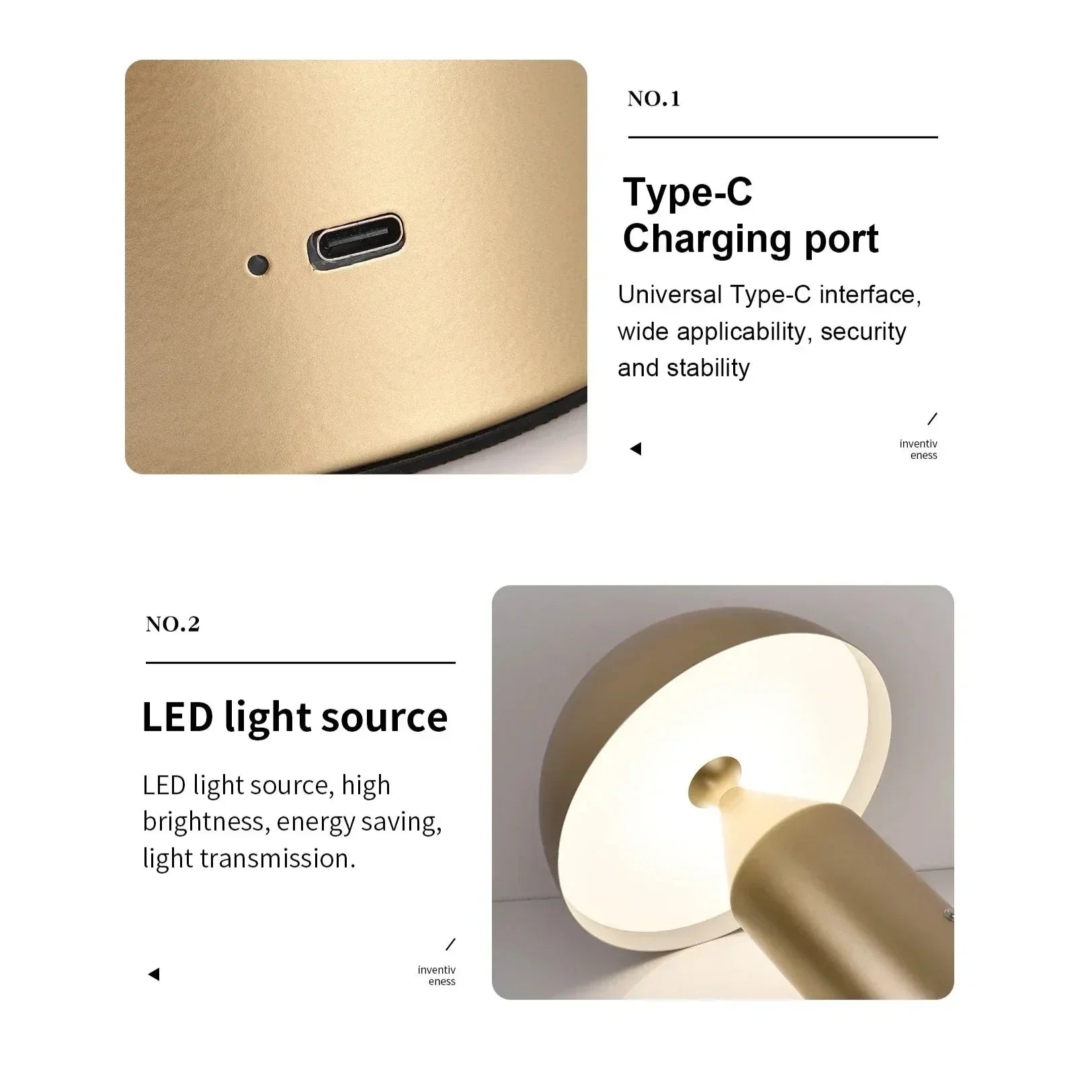 Atollo Mushroom Table Lamp Bedside Modern Lighting for Contemporary Interior Homes