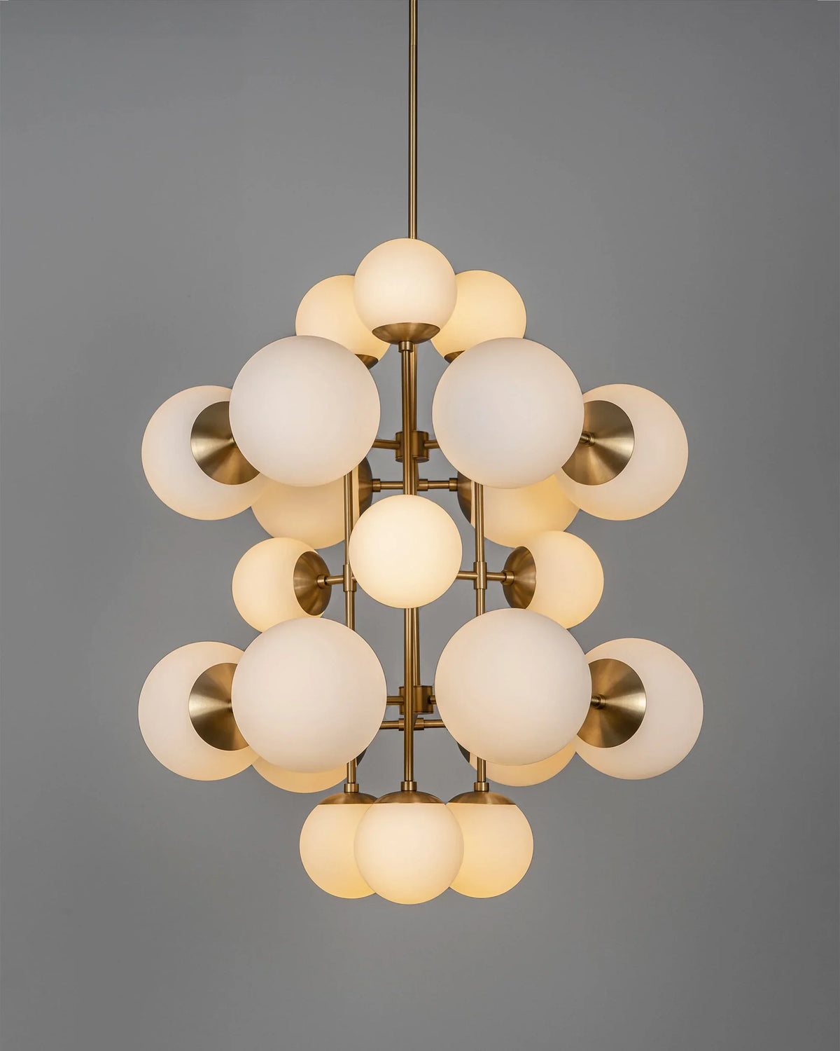 Cluster Chandelier 44’’ Marbled Glass Sphere – Modern Dining Room Ligh Casalolalights Luxury Lamps for Interior