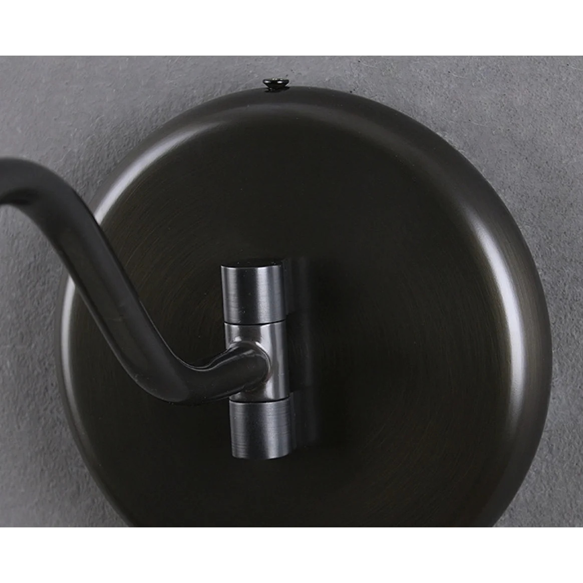 Black copper LED picture light full view