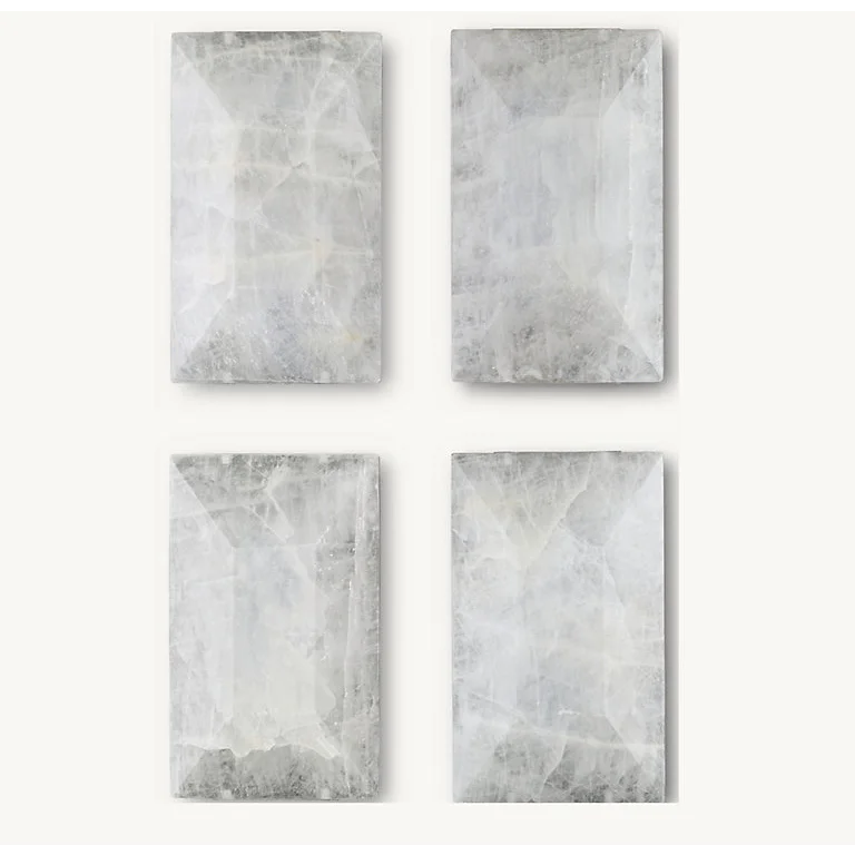 Black Rectangular Alabaster Linear Chandelier | Brass Pendant Lighting for Dining Table or Kitchen Island